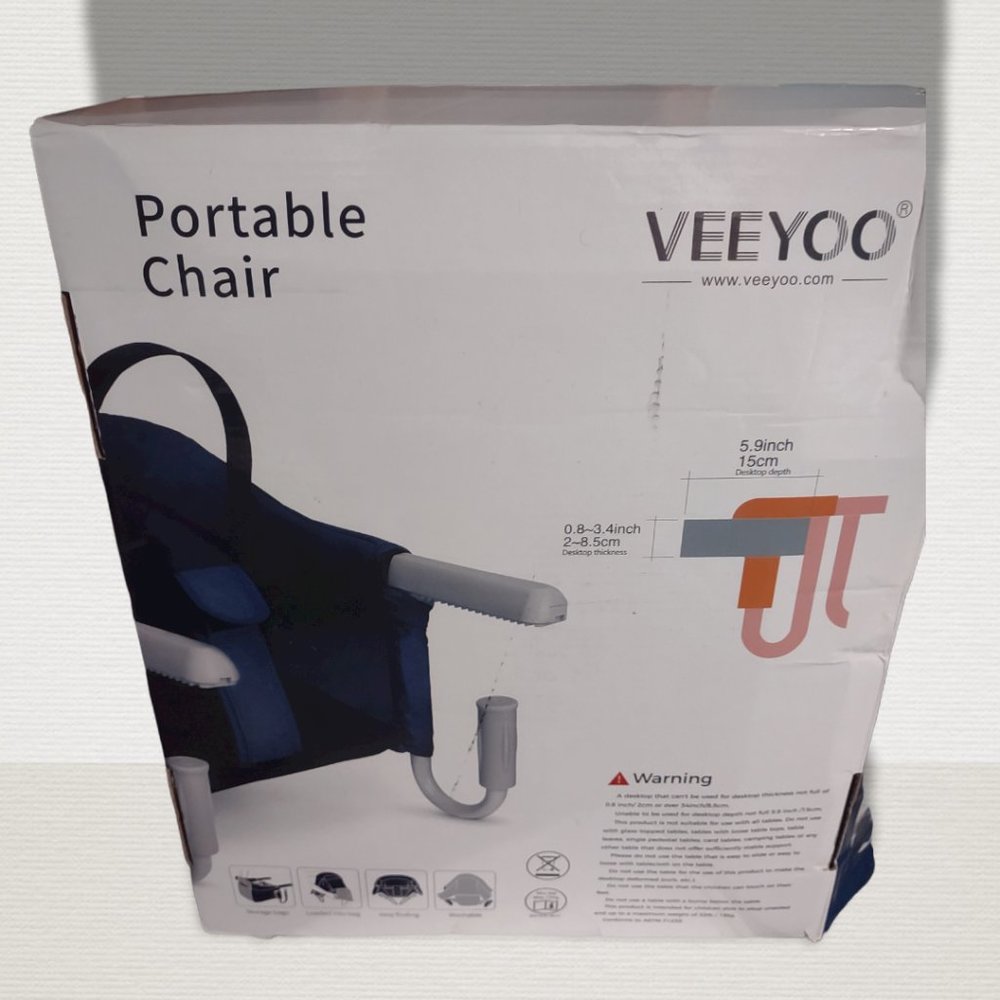 VEEYOO Portable High Chair (grey)
